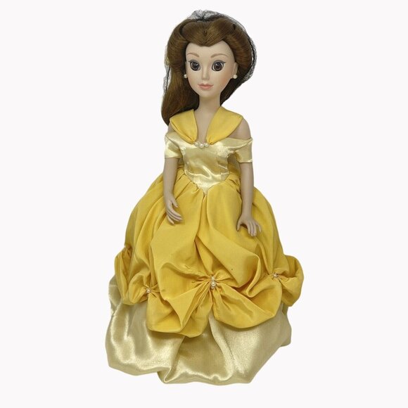 DISNEY Beauty and The Beast 18" LE Belle Porcelain Doll #201/5000